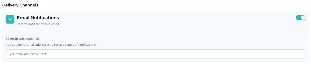 Create notification screen example