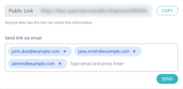 My Account button example